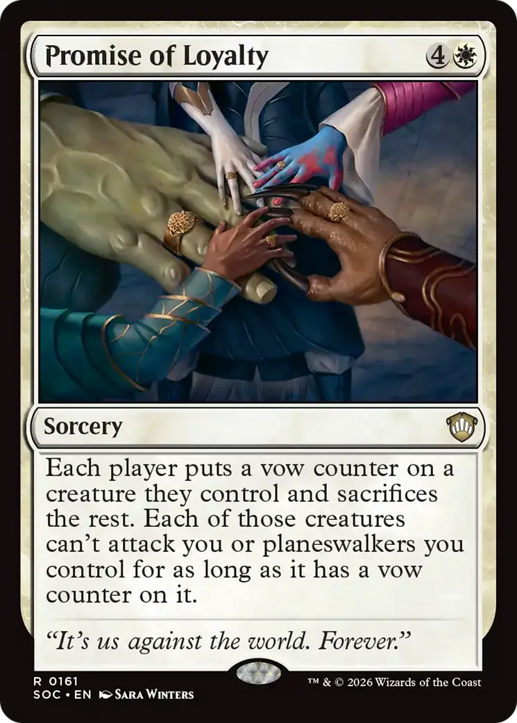 Promise of Loyalty — Secrets of Strixhaven Commander — Magic: The Gathering