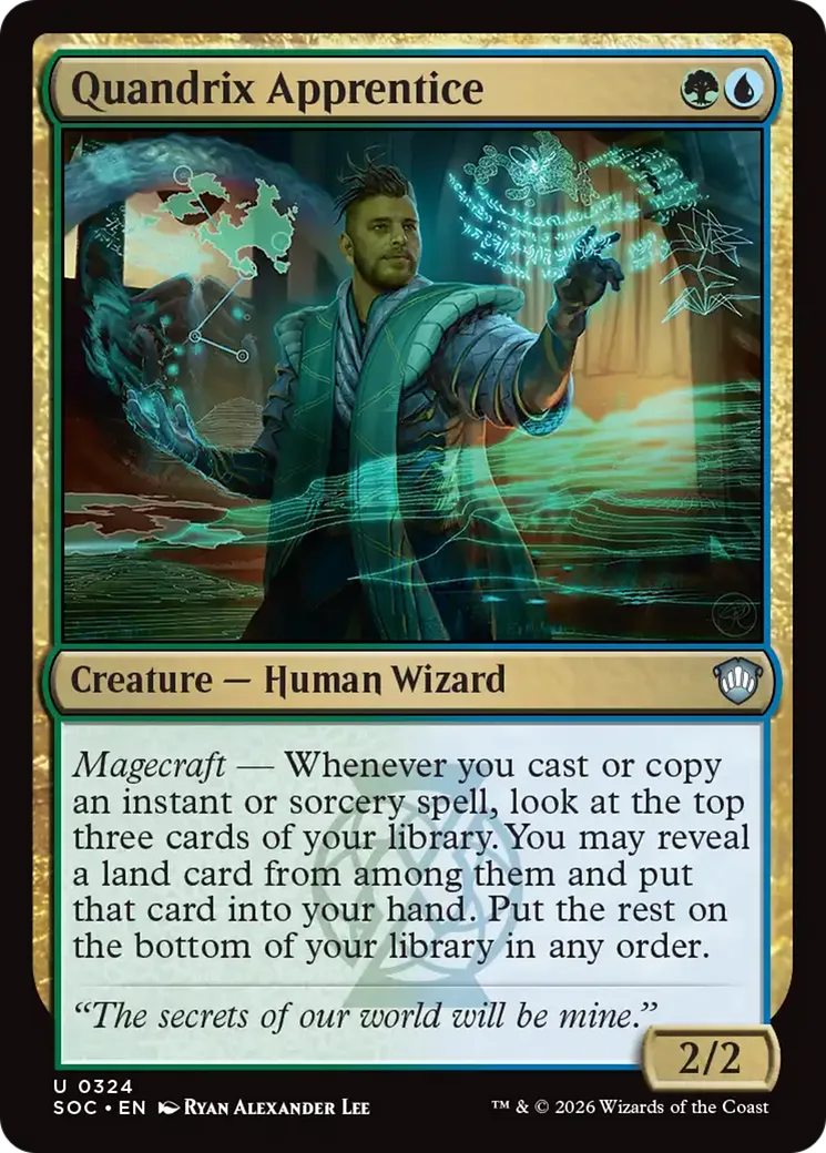 Quandrix Apprentice — Secrets of Strixhaven Commander — Magic: The Gathering