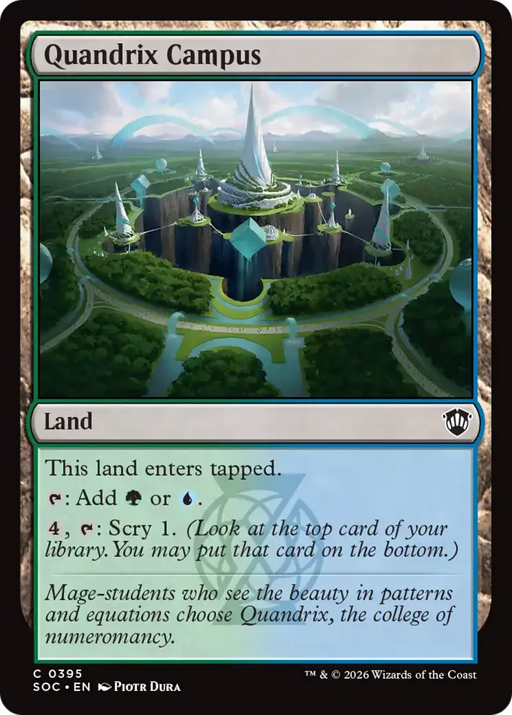 Quandrix Campus — Secrets of Strixhaven Commander — Magic: The Gathering