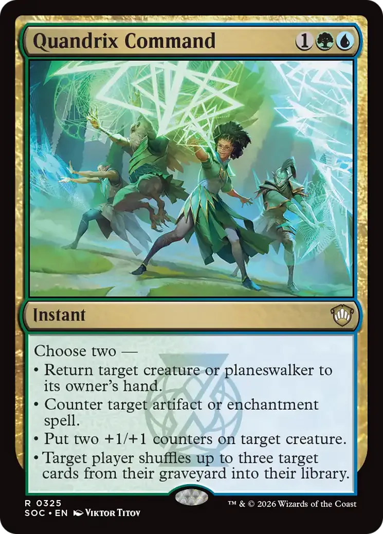 Quandrix Command — Secrets of Strixhaven Commander — Magic: The Gathering