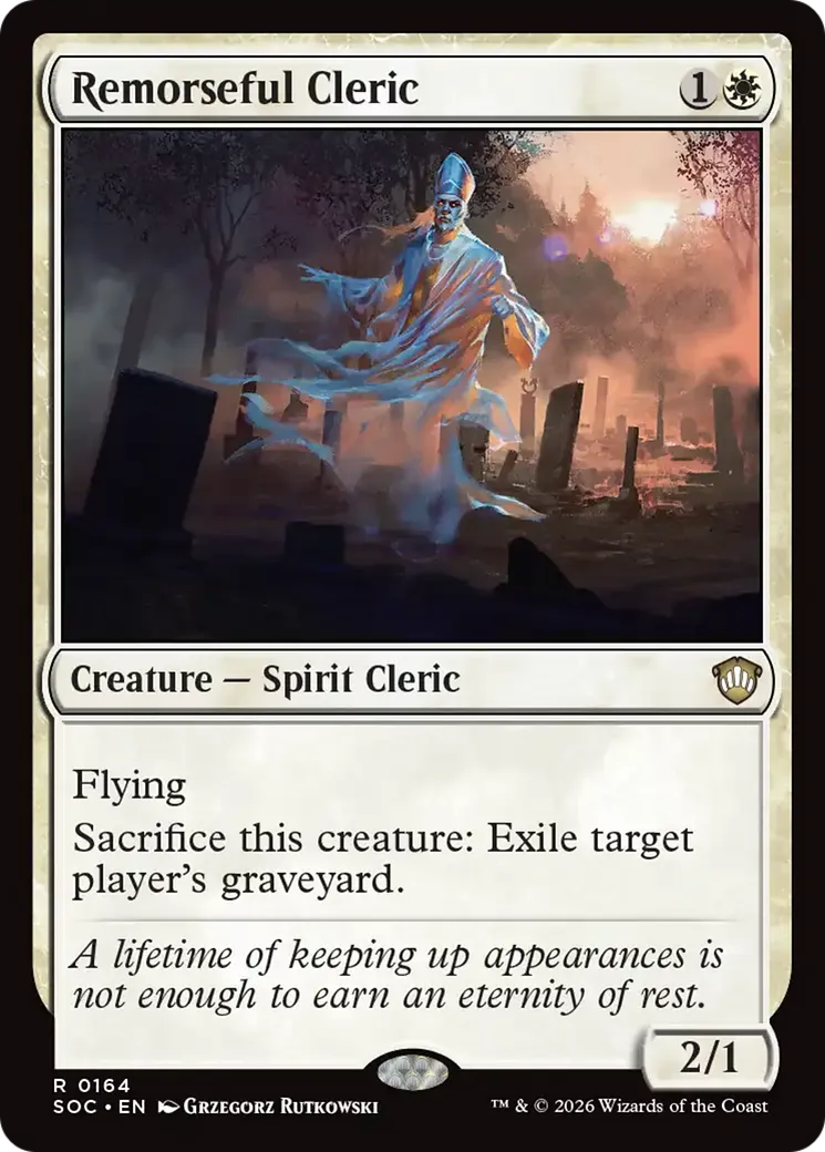Remorseful Cleric — Secrets of Strixhaven Commander — Magic: The Gathering