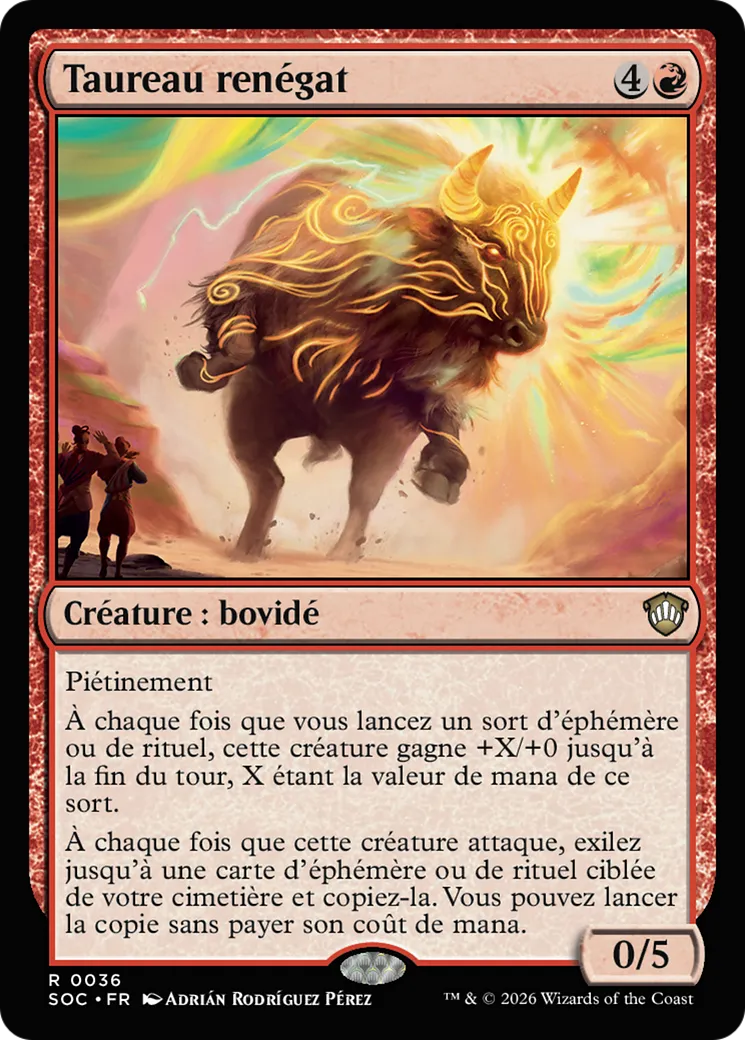 Taureau renégat — Secrets of Strixhaven Commander — Magic: The Gathering