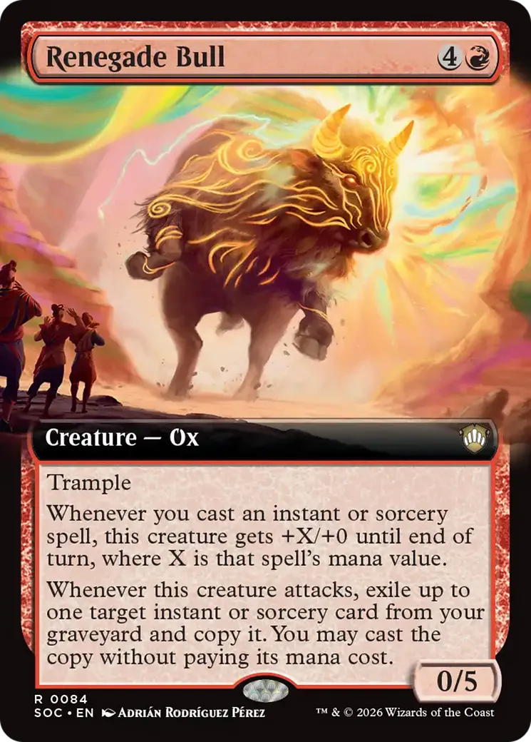 Renegade Bull — Secrets of Strixhaven Commander — Magic: The Gathering