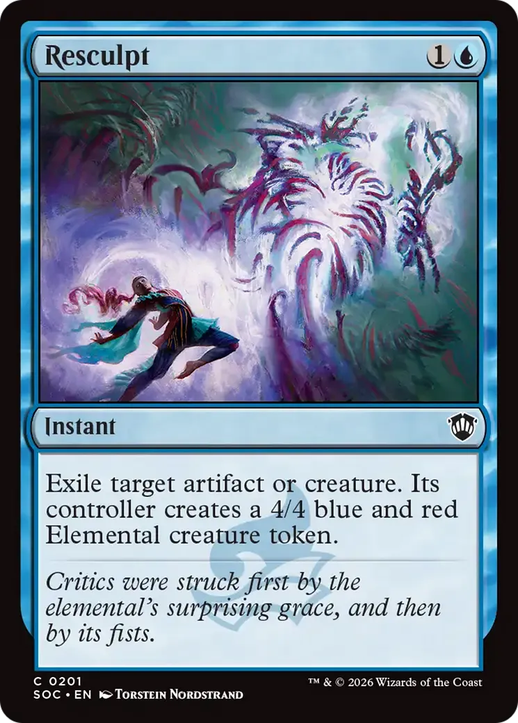 Resculpt — Secrets of Strixhaven Commander — Magic: The Gathering