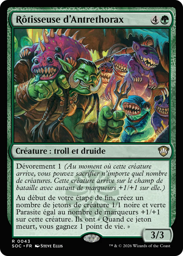 Rôtisseuse d'Antrethorax — Secrets of Strixhaven Commander — Magic: The Gathering