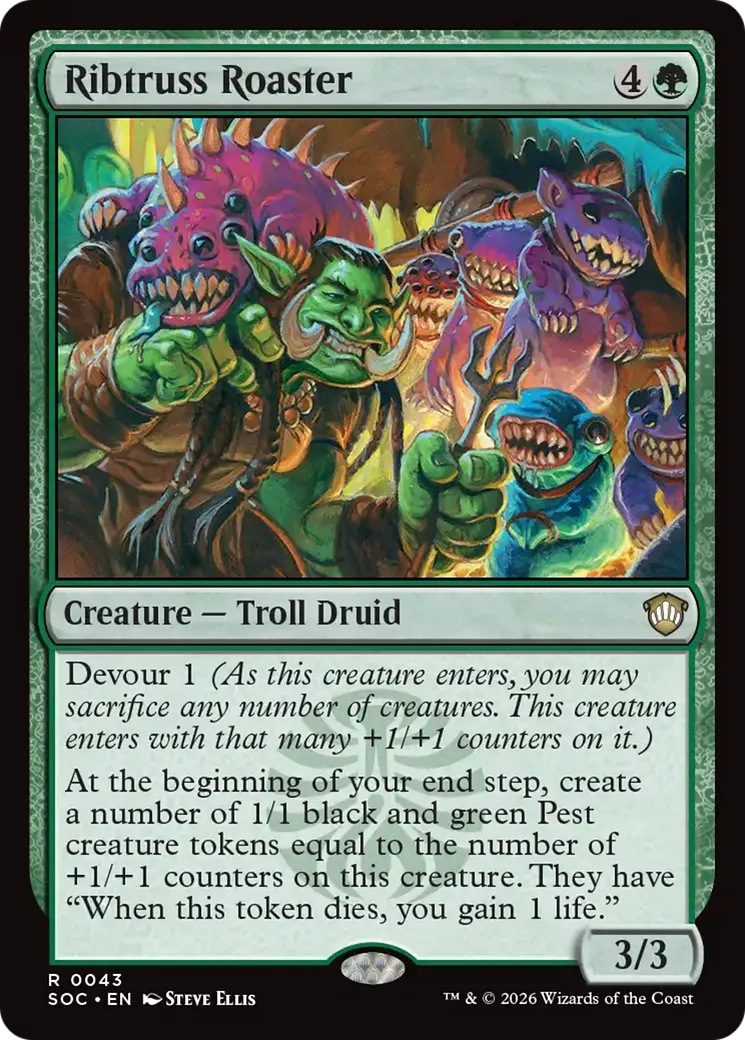 Rôtisseuse d'Antrethorax — Secrets of Strixhaven Commander — Magic: The Gathering