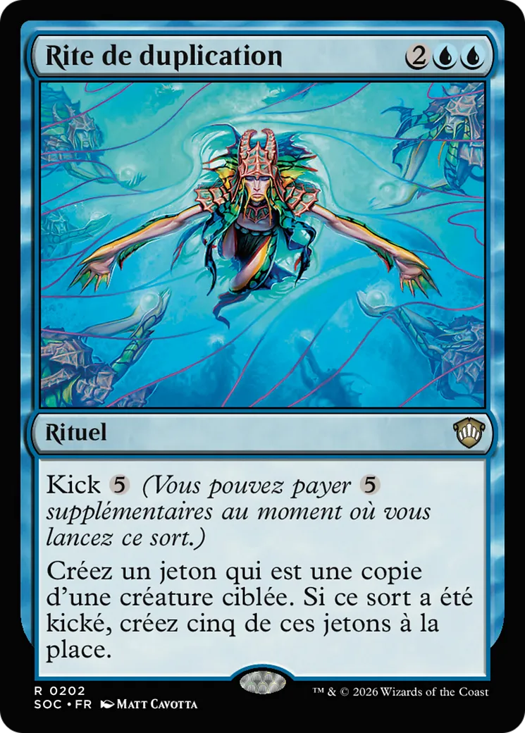 Rite de duplication — Secrets of Strixhaven Commander — Magic: The Gathering