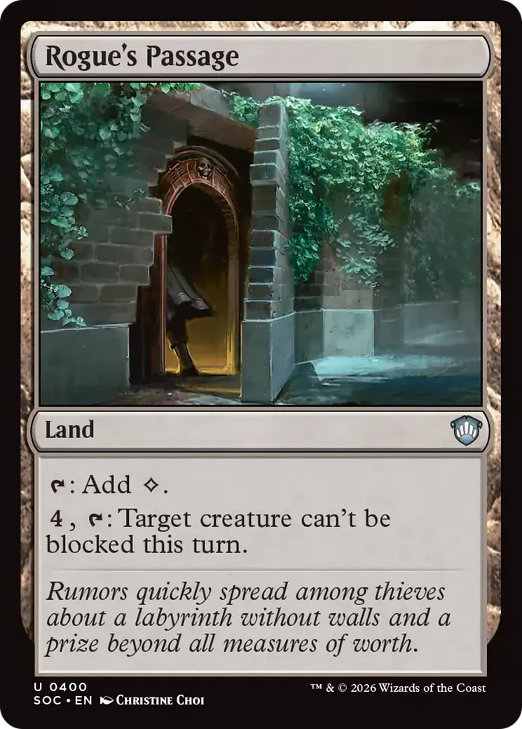 Rogue's Passage — Secrets of Strixhaven Commander — Magic: The Gathering