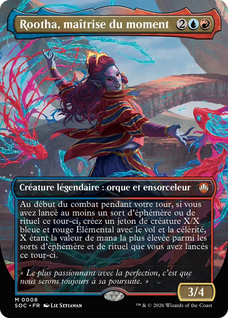 Rootha, maîtrise du moment — Secrets of Strixhaven Commander — Magic: The Gathering