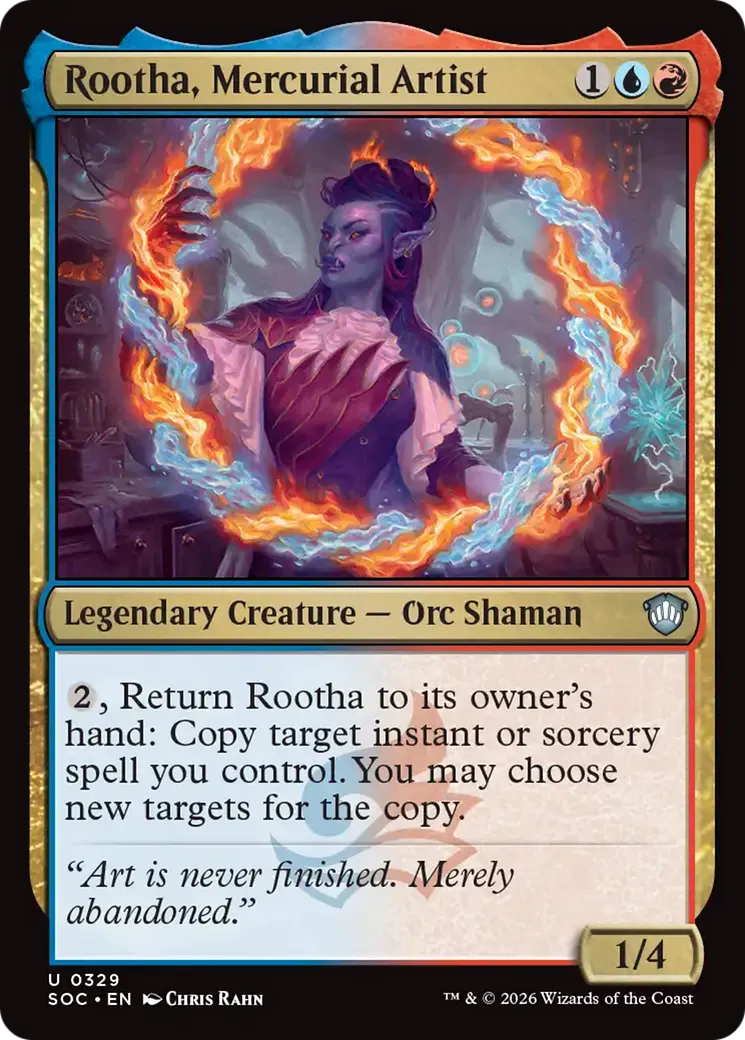 Rootha, Mercurial Artist — Secrets of Strixhaven Commander — Magic: The Gathering