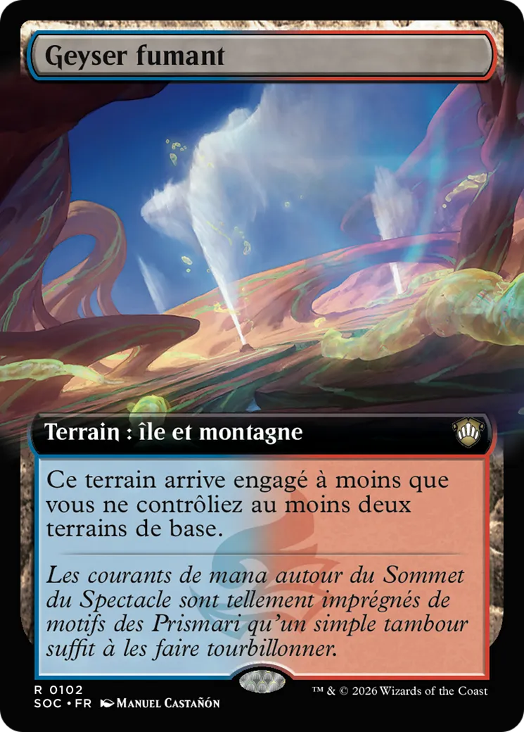 Geyser calciné — Secrets of Strixhaven Commander — Magic: The Gathering
