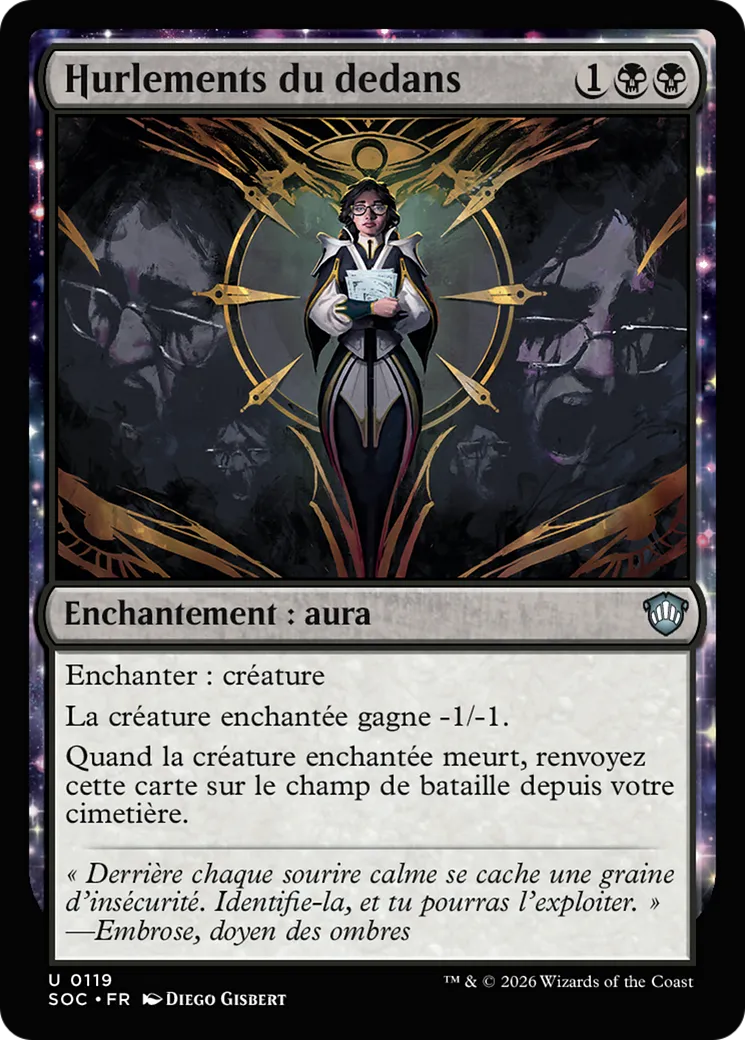 Hurlements du dedans — Secrets of Strixhaven Commander — Magic: The Gathering