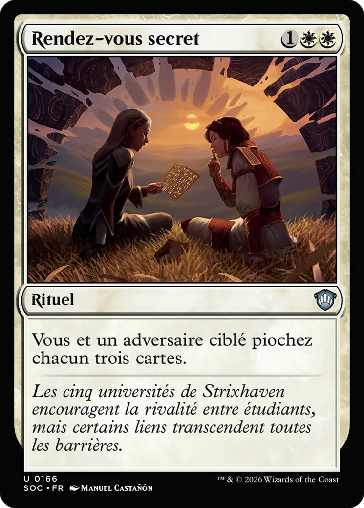 Rendez-vous secret — Secrets of Strixhaven Commander — Magic: The Gathering