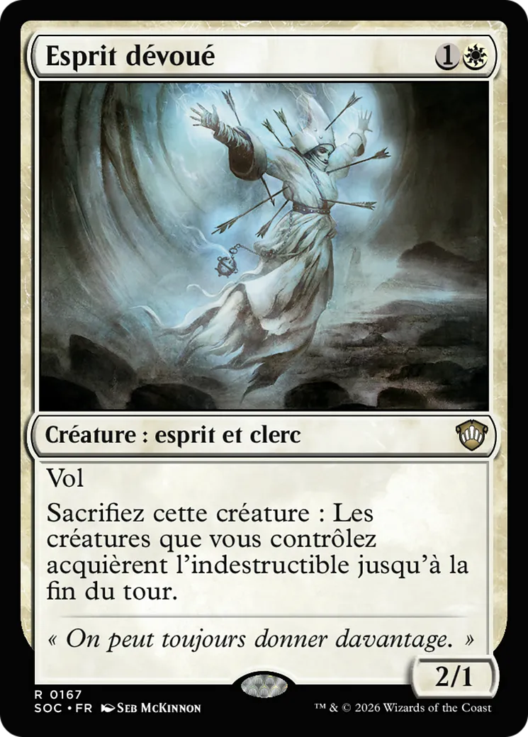 Esprit dévoué — Secrets of Strixhaven Commander — Magic: The Gathering