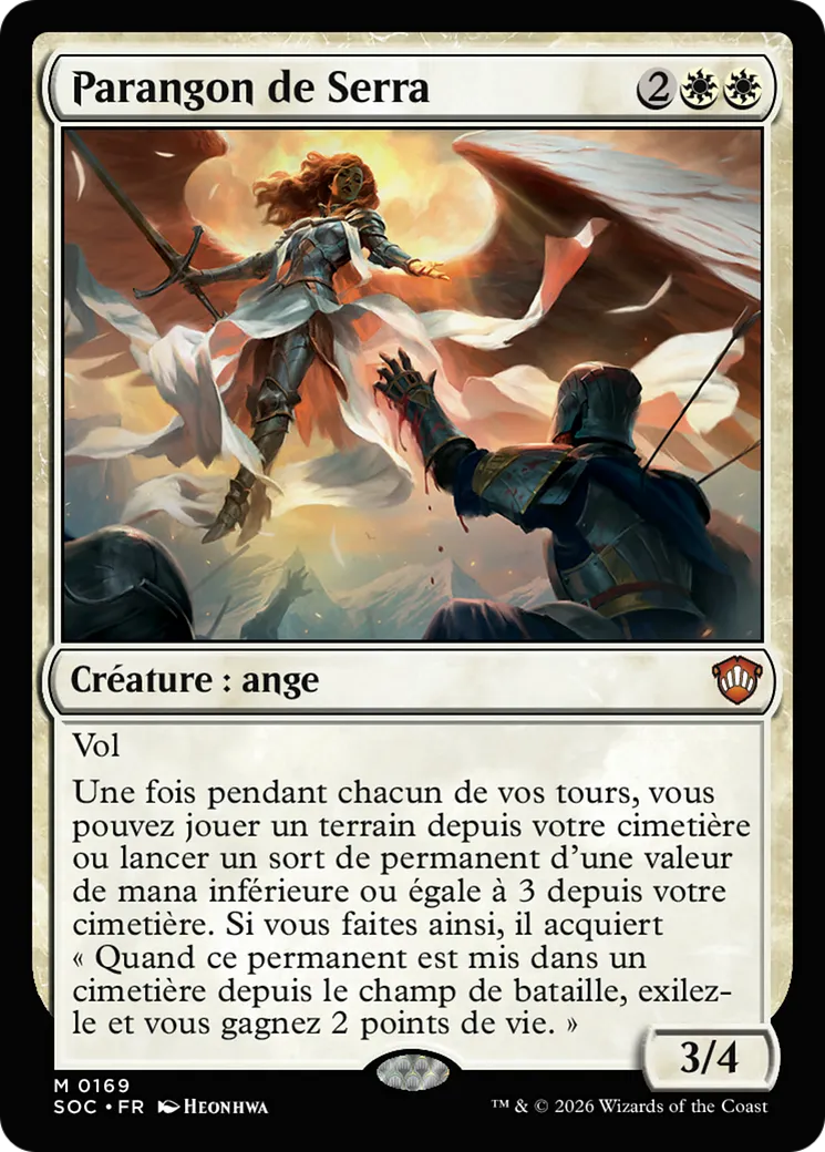 Parangon de Serra — Secrets of Strixhaven Commander — Magic: The Gathering