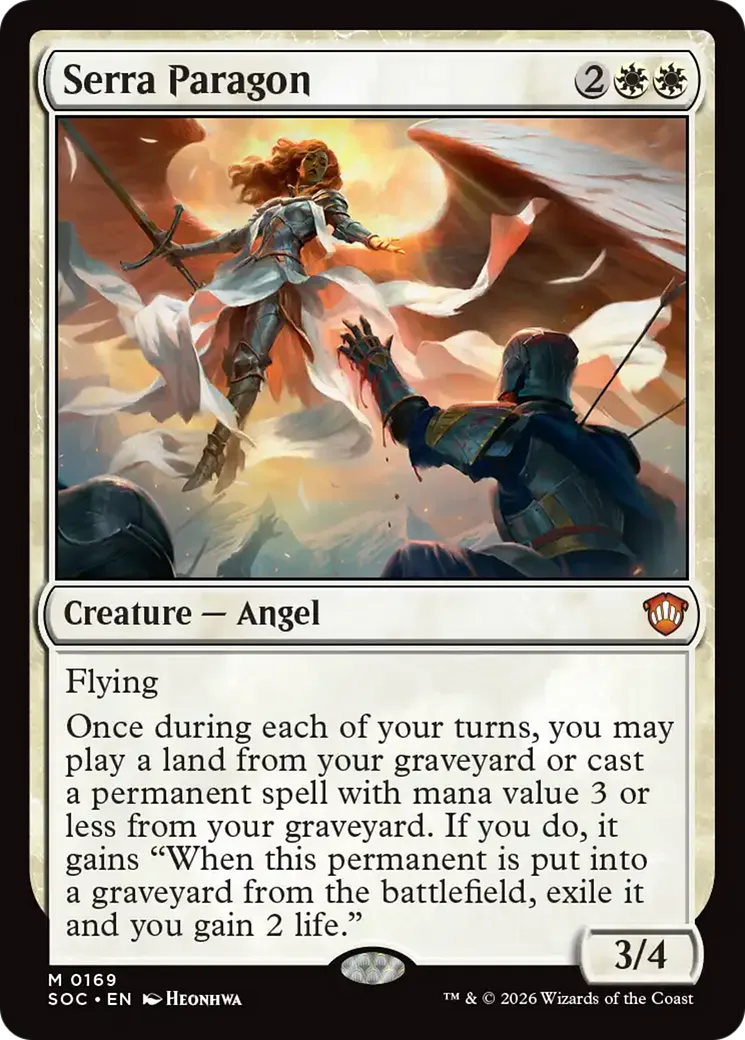 Serra Paragon — Secrets of Strixhaven Commander — Magic: The Gathering