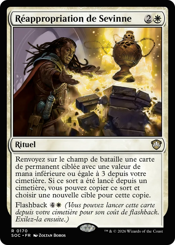 Réappropriation de Sevinne — Secrets of Strixhaven Commander — Magic: The Gathering