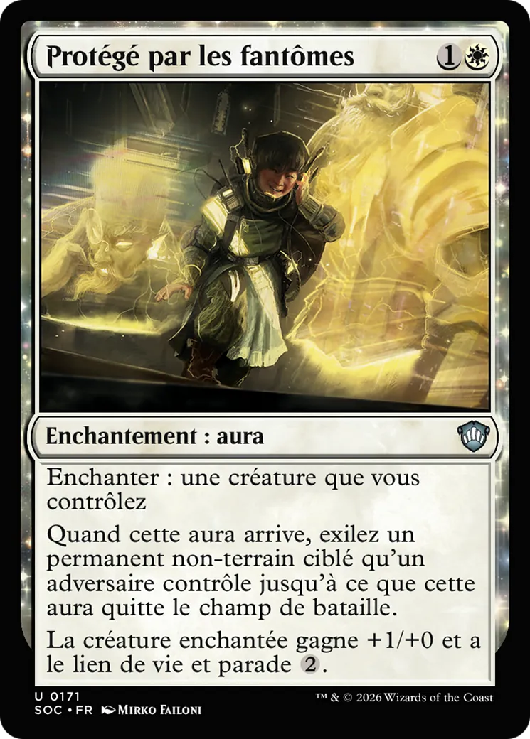 Protégé par les fantômes — Secrets of Strixhaven Commander — Magic: The Gathering
