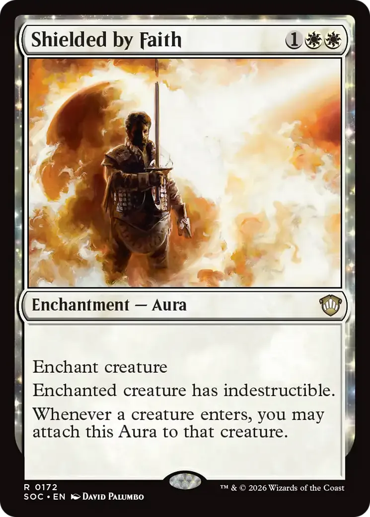 Shielded by Faith — Secrets of Strixhaven Commander — Magic: The Gathering