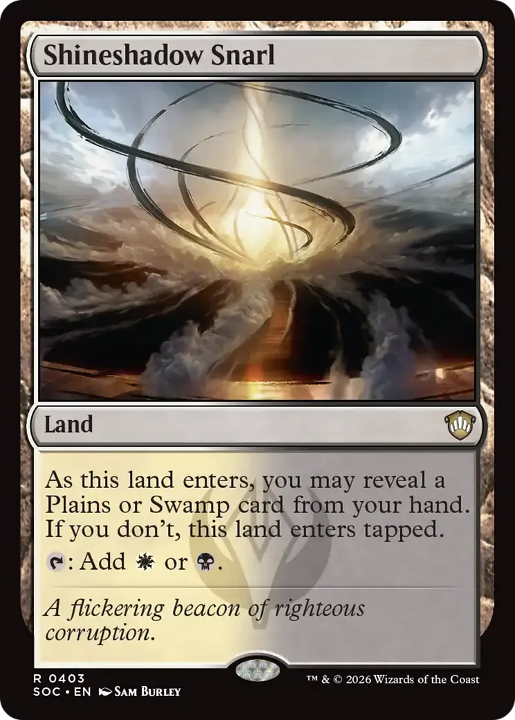 Shineshadow Snarl — Secrets of Strixhaven Commander — Magic: The Gathering