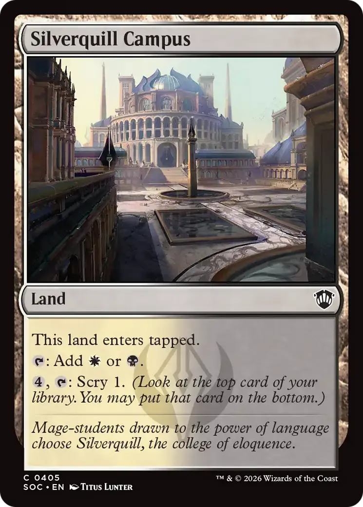 Silverquill Campus — Secrets of Strixhaven Commander — Magic: The Gathering