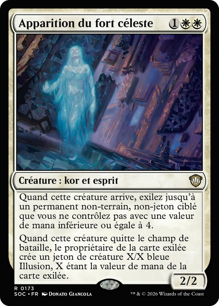 Apparition du fort céleste — Secrets of Strixhaven Commander — Magic: The Gathering