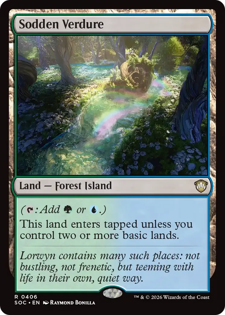 Sodden Verdure — Secrets of Strixhaven Commander — Magic: The Gathering