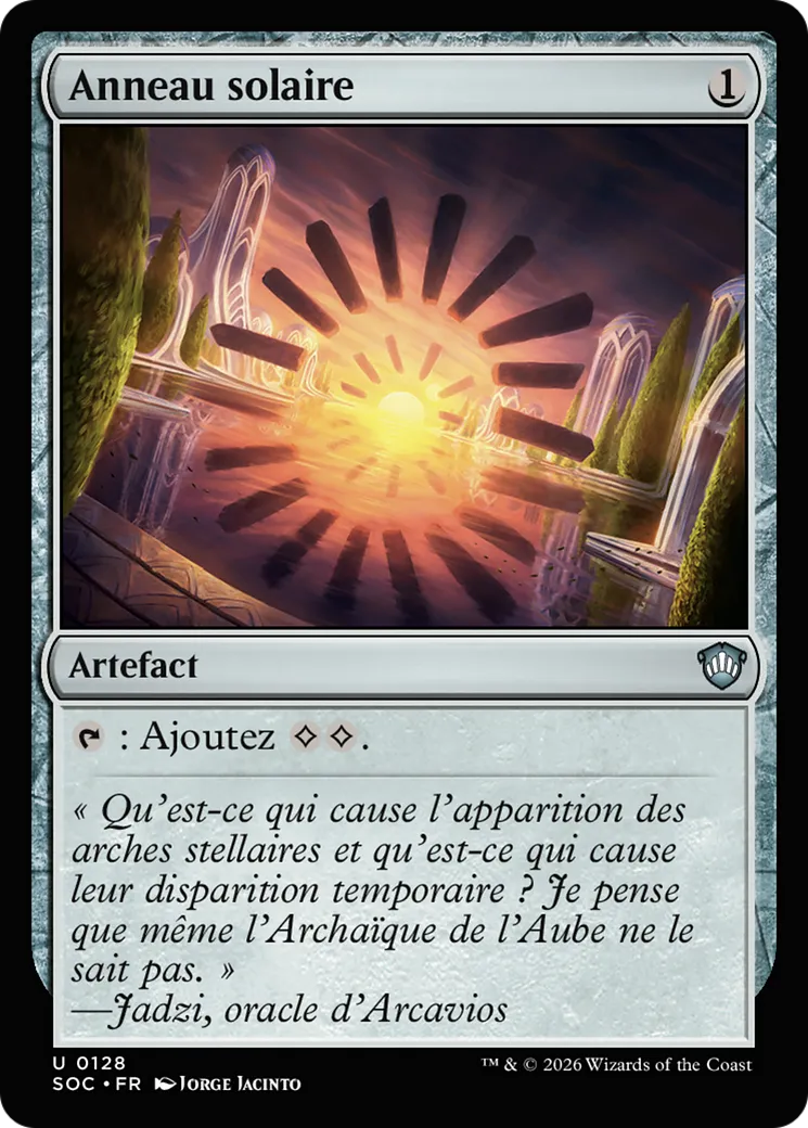 Anneau solaire — Secrets of Strixhaven Commander — Magic: The Gathering
