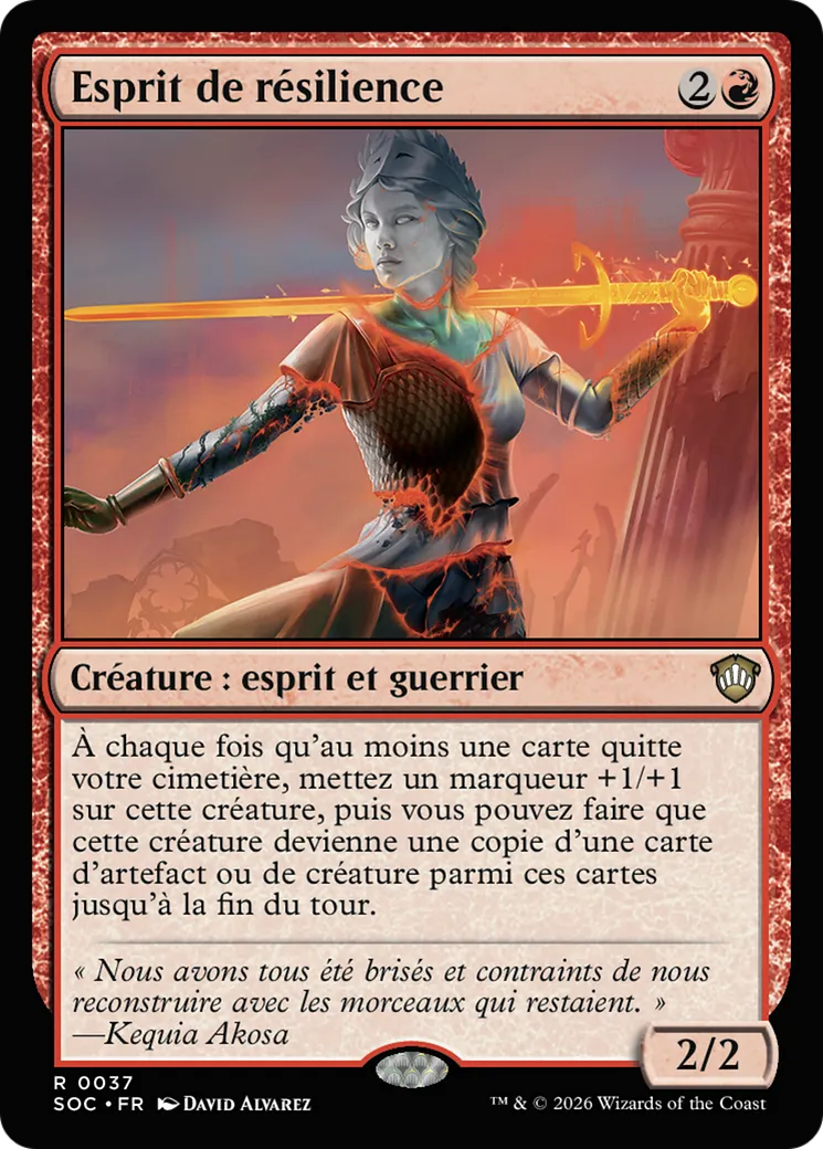 Esprit de résilience — Secrets of Strixhaven Commander — Magic: The Gathering
