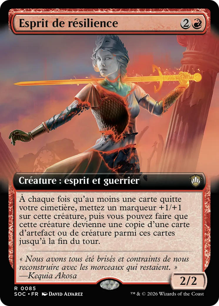 Esprit de résilience — Secrets of Strixhaven Commander — Magic: The Gathering