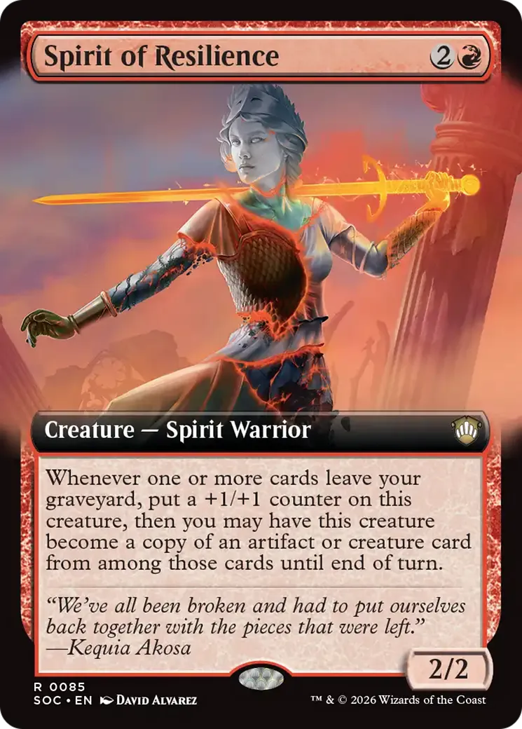 Spirit of Resilience — Secrets of Strixhaven Commander — Magic: The Gathering