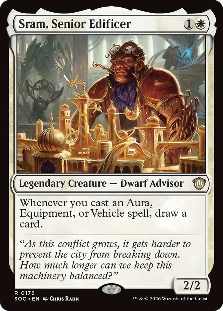 Sram, Senior Edificer — Secrets of Strixhaven Commander — Magic: The Gathering