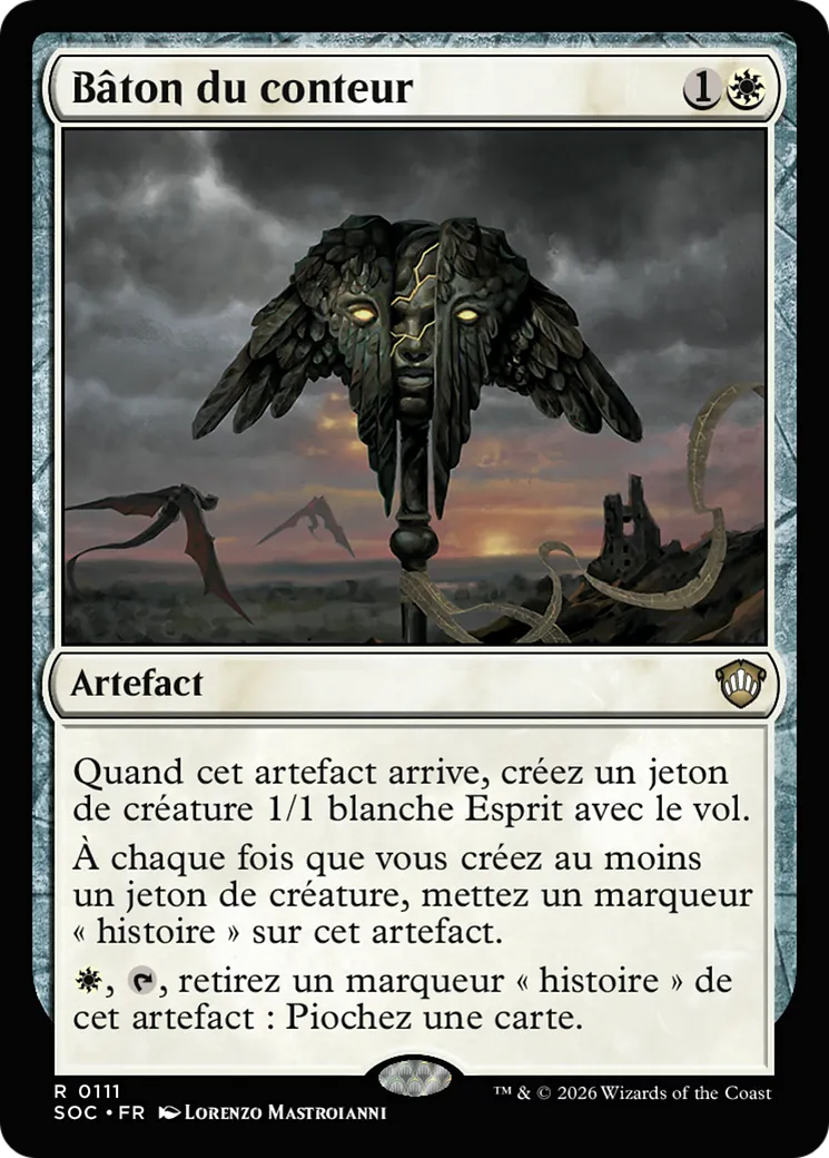 Bâton du conteur — Secrets of Strixhaven Commander — Magic: The Gathering