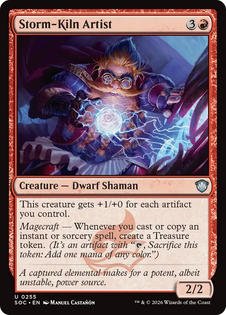 Storm-Kiln Artist — Secrets of Strixhaven Commander — Magic: The Gathering