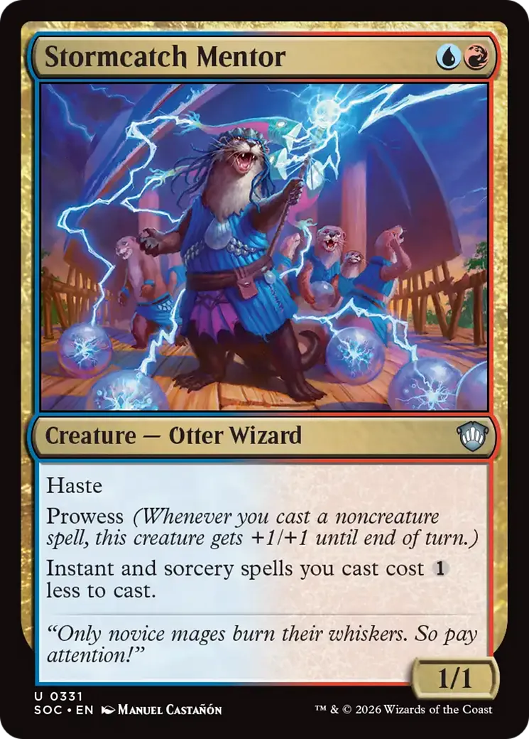 Stormcatch Mentor — Secrets of Strixhaven Commander — Magic: The Gathering