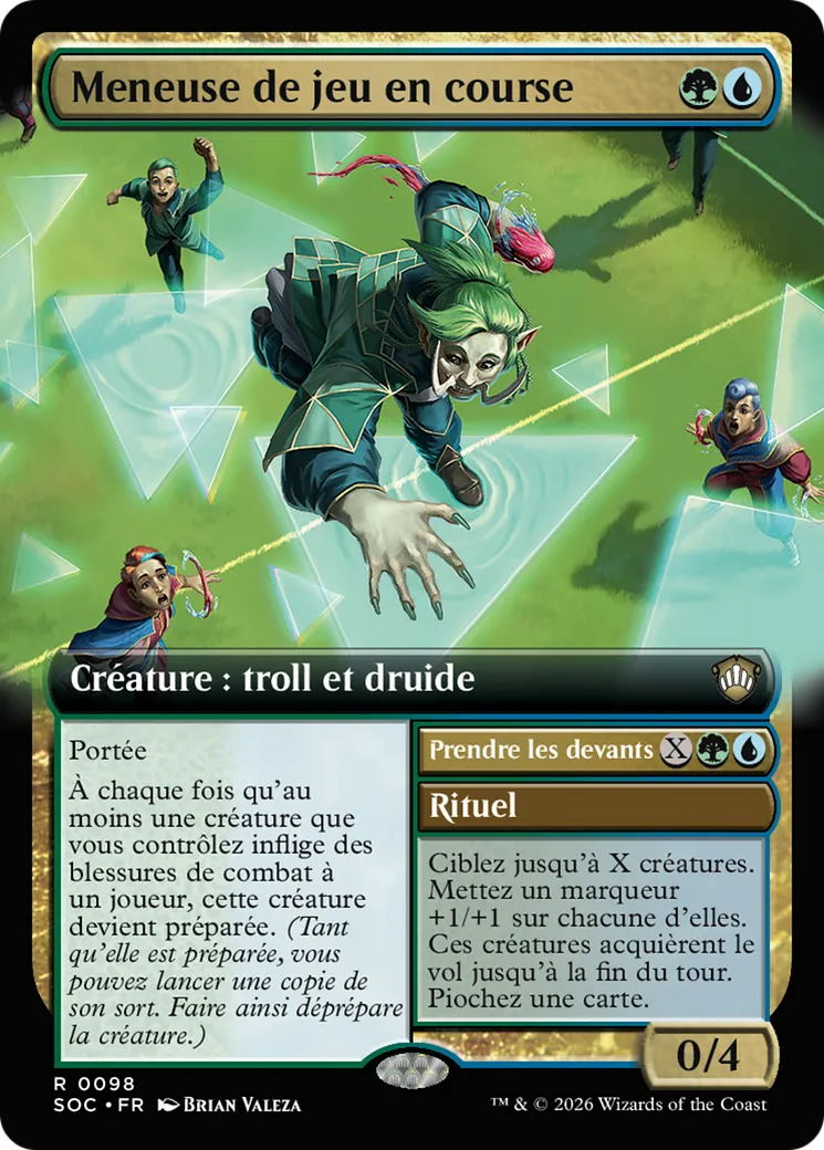 Meneuse de jeu en course // Run the Play — Secrets of Strixhaven Commander — Magic: The Gathering