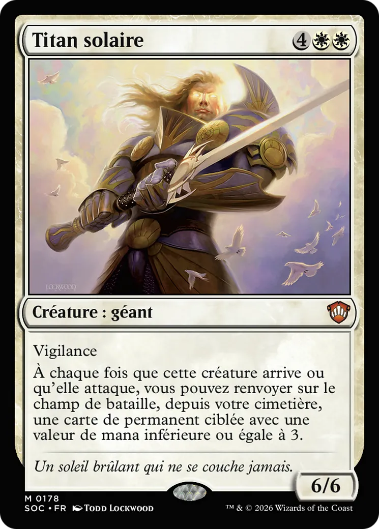 Titan solaire — Secrets of Strixhaven Commander — Magic: The Gathering