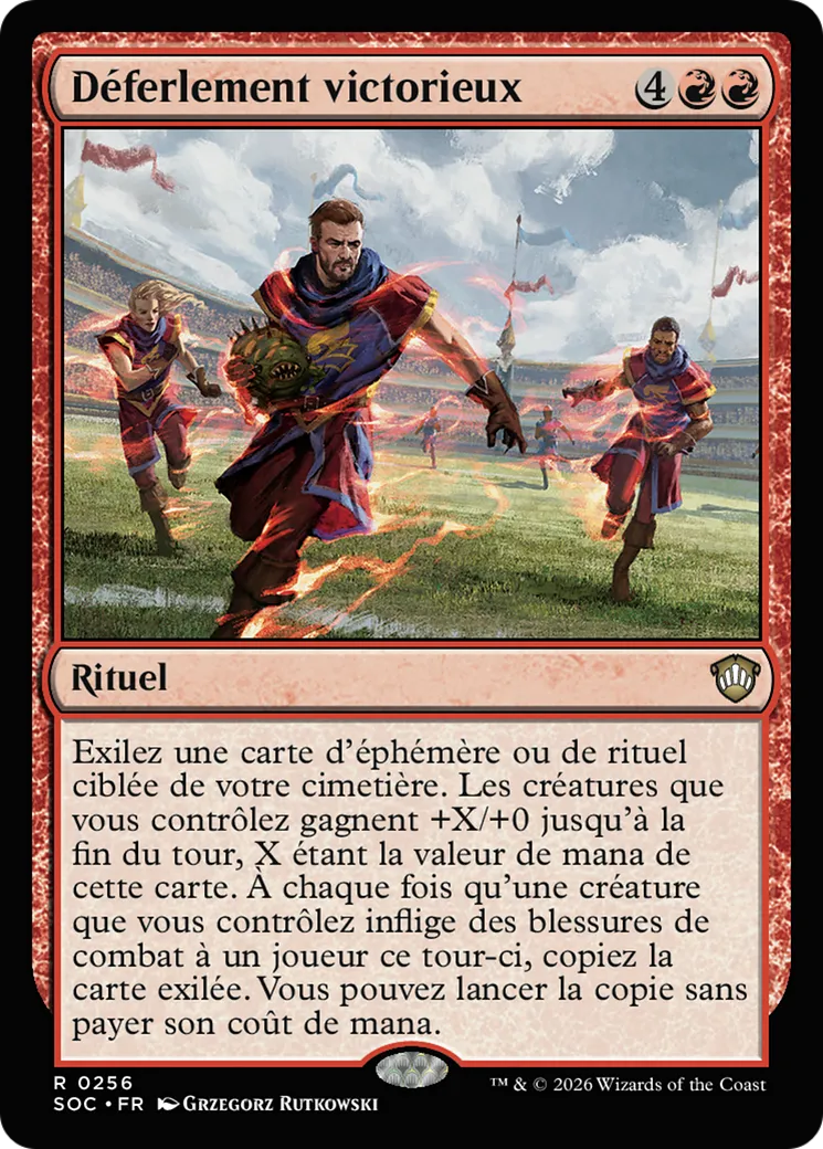 Déferlement victorieux — Secrets of Strixhaven Commander — Magic: The Gathering
