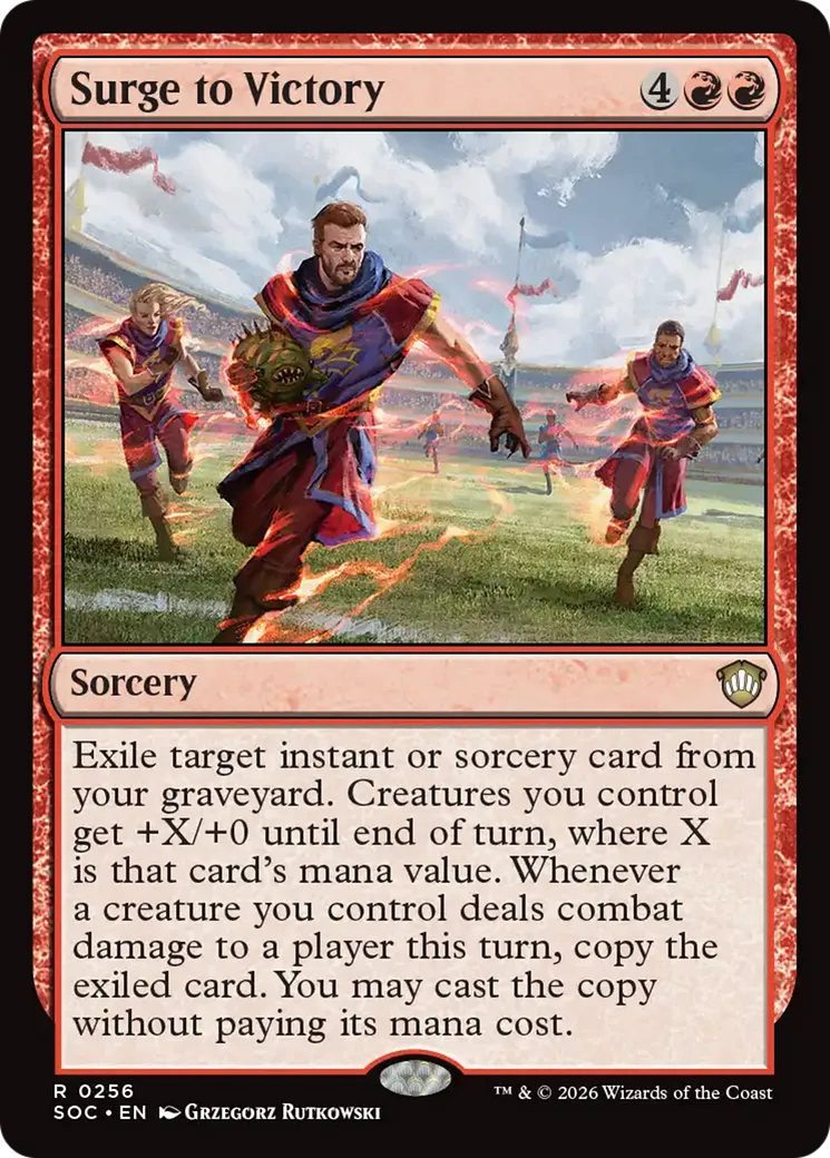 Surge to Victory — Secrets of Strixhaven Commander — Magic: The Gathering