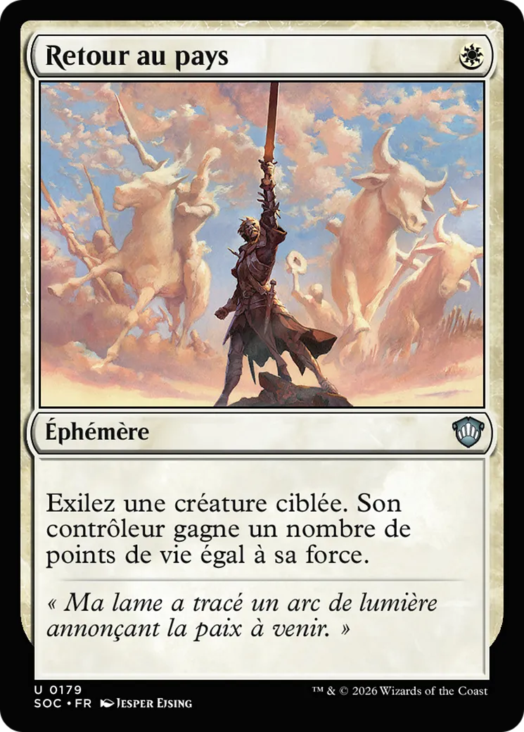 Retour au pays — Secrets of Strixhaven Commander — Magic: The Gathering