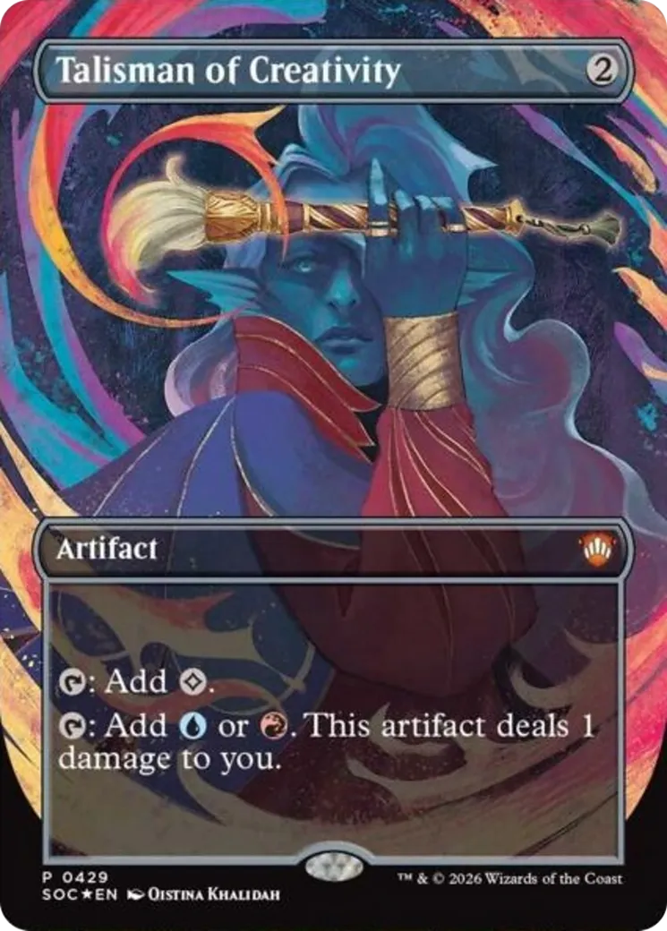 Talisman de créativité from Secrets of Strixhaven Commander - Magic: The Gathering