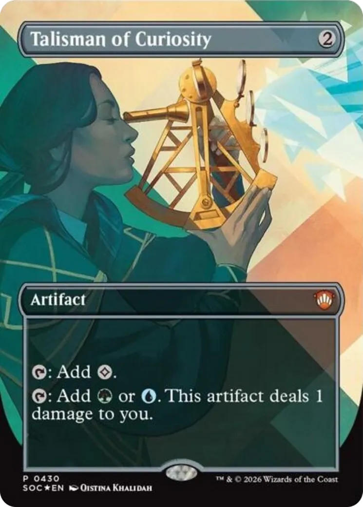 Talisman of Curiosity — Secrets of Strixhaven Commander — Magic: The Gathering