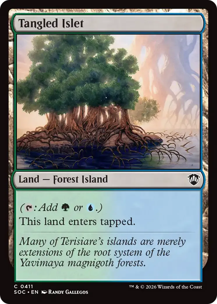 Tangled Islet — Secrets of Strixhaven Commander — Magic: The Gathering