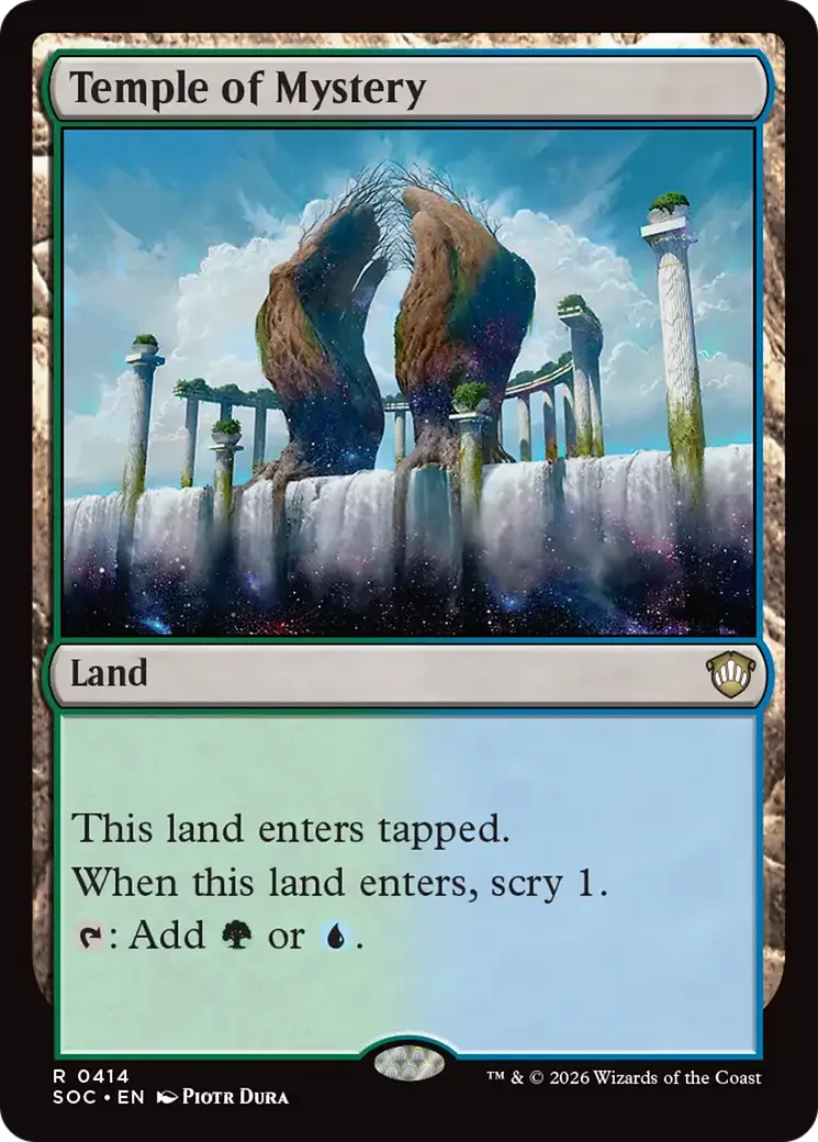 Temple of Mystery — Secrets of Strixhaven Commander — Magic: The Gathering