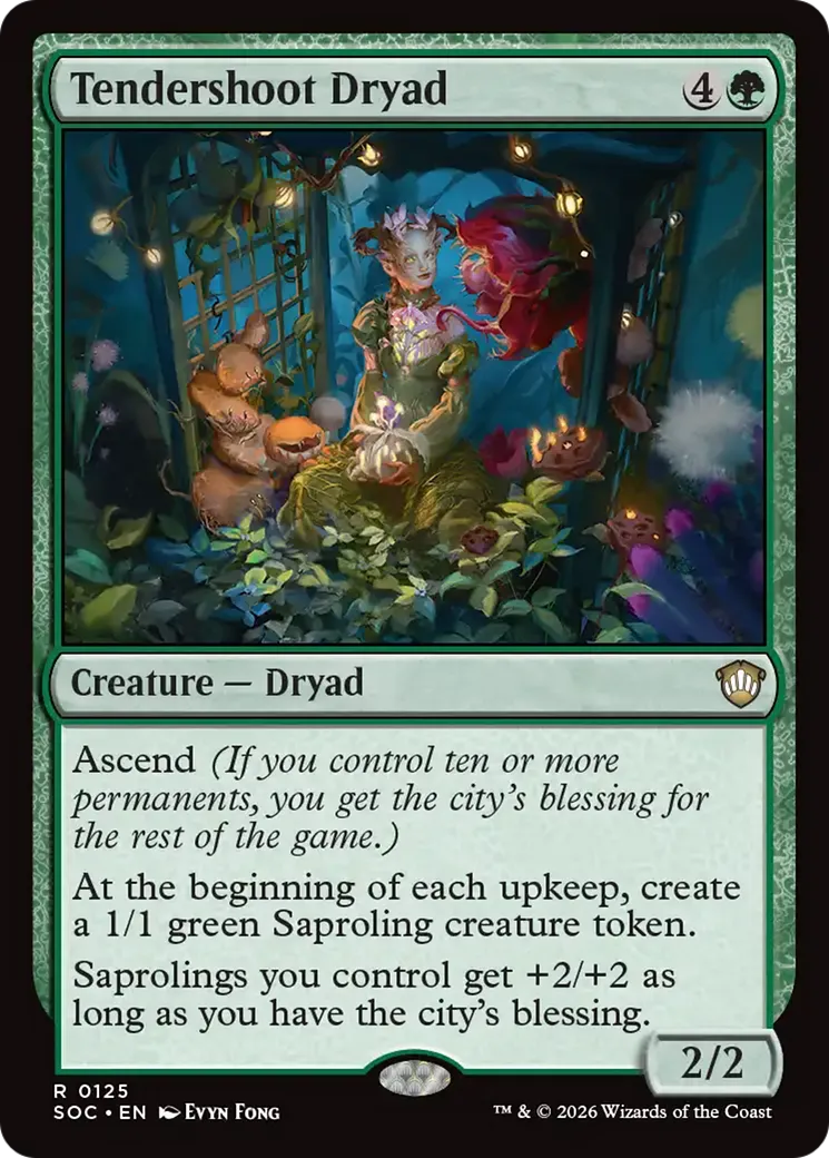 Tendershoot Dryad — Secrets of Strixhaven Commander — Magic: The Gathering