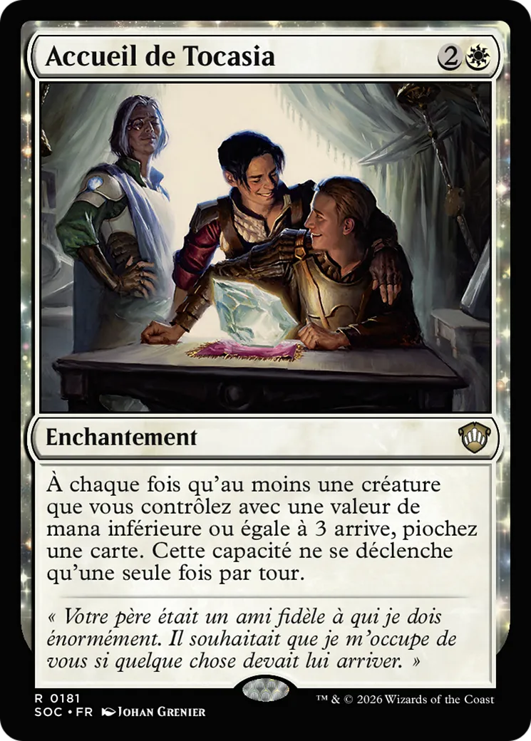 Accueil de Tocasia — Secrets of Strixhaven Commander — Magic: The Gathering