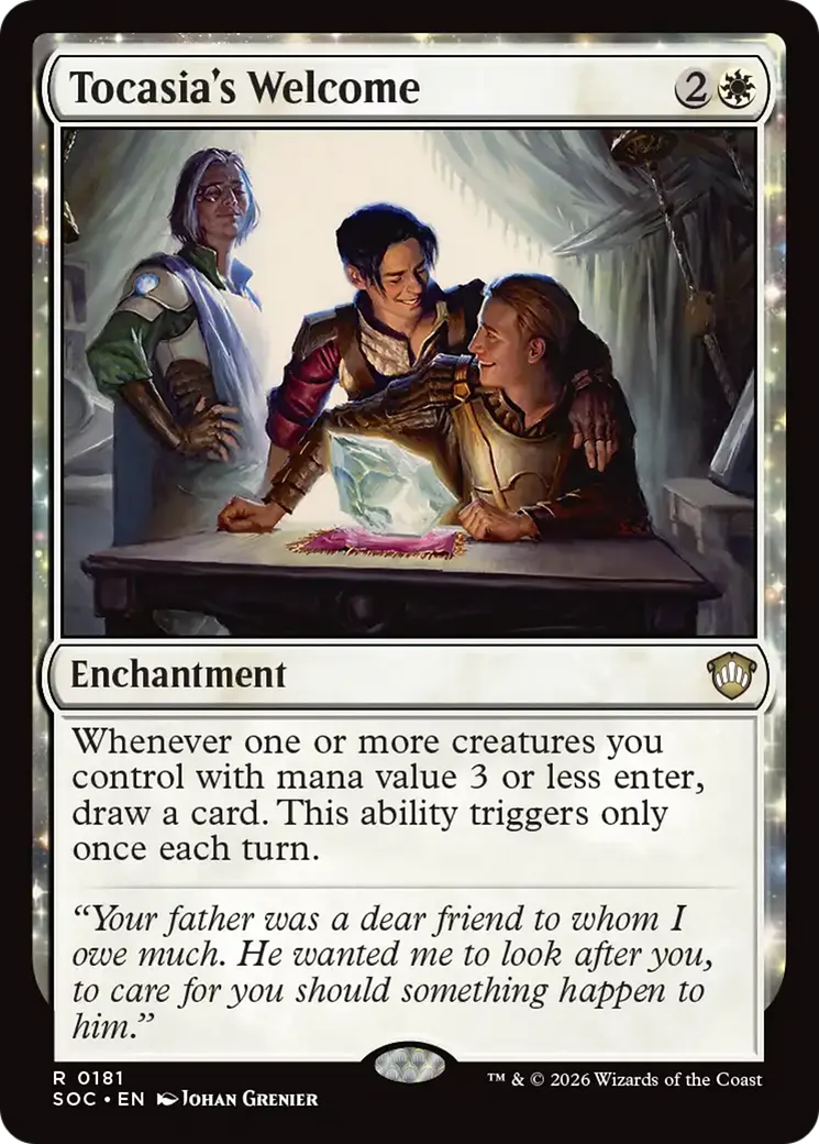 Tocasia's Welcome — Secrets of Strixhaven Commander — Magic: The Gathering