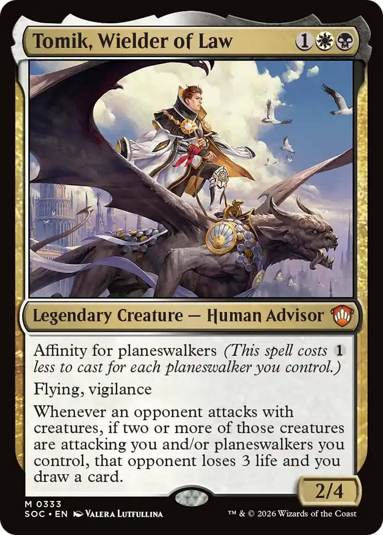 Tomik, Wielder of Law — Secrets of Strixhaven Commander — Magic: The Gathering