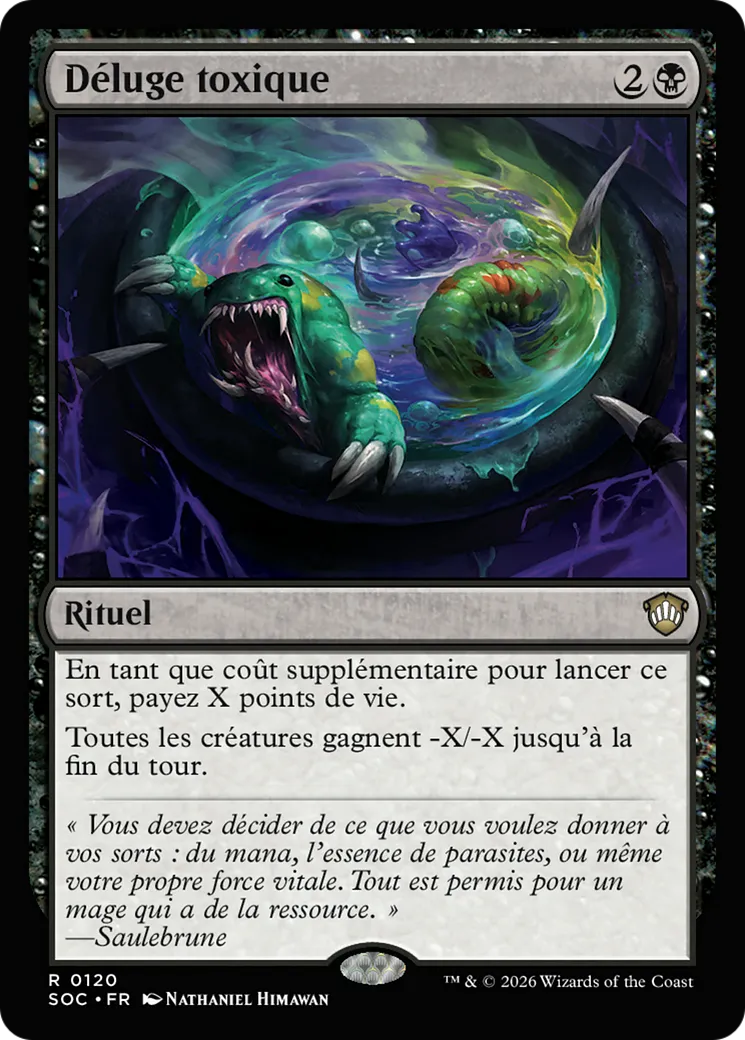 Déluge toxique — Secrets of Strixhaven Commander — Magic: The Gathering