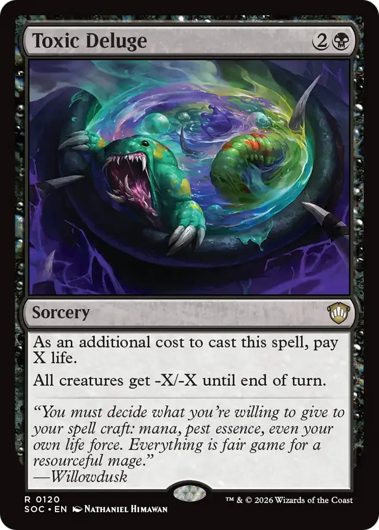 Toxic Deluge — Secrets of Strixhaven Commander — Magic: The Gathering